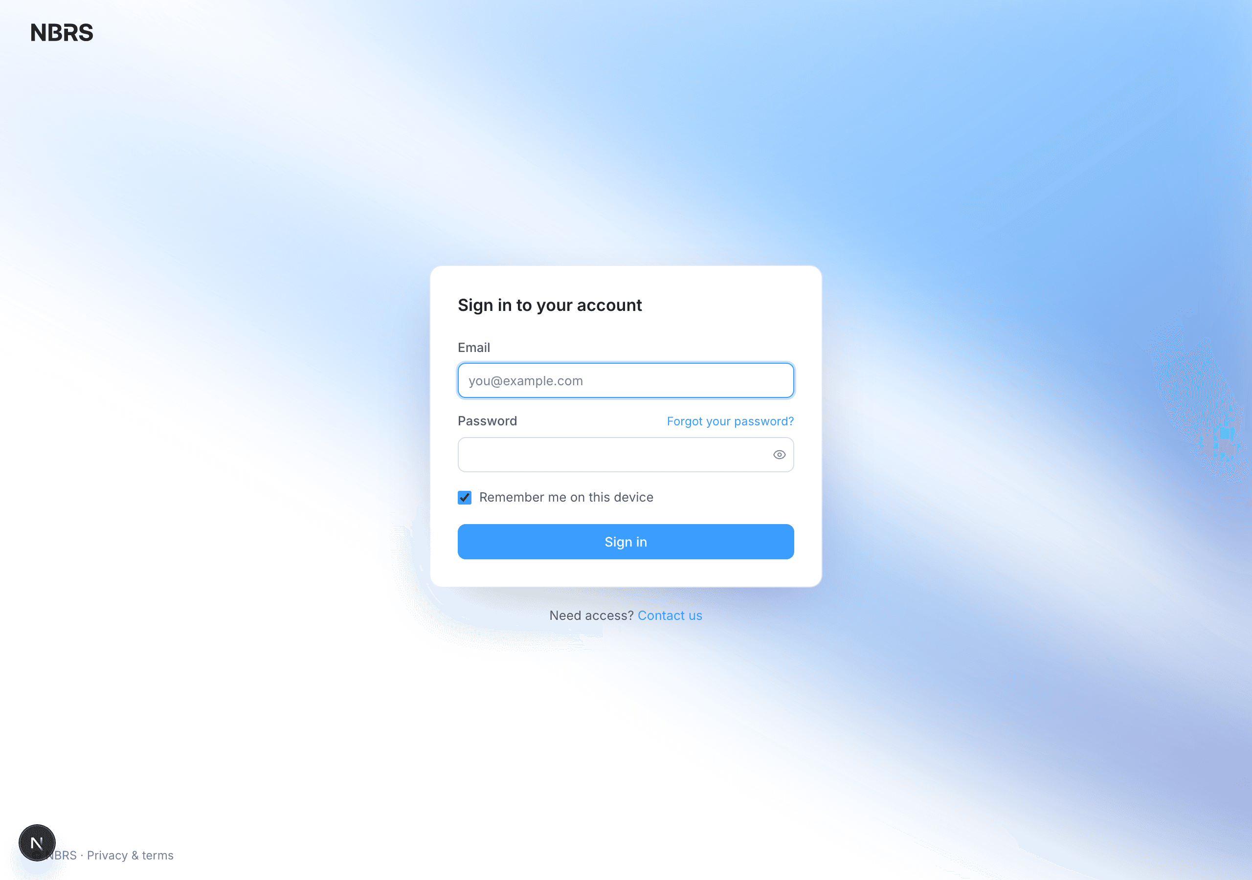 Auth login